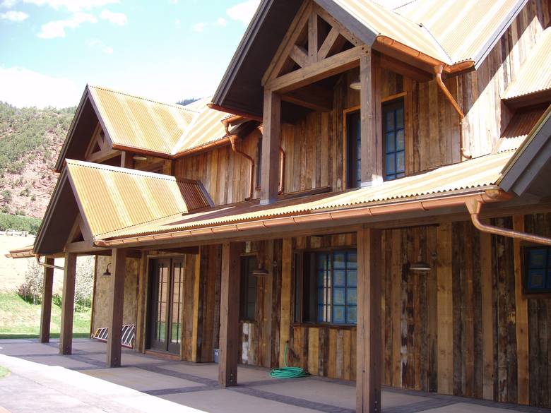 Aspen, Colorado Barnwood Siding -- Brown