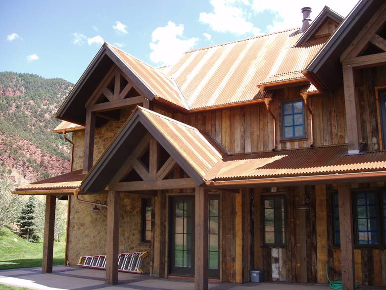 Aspen, Colorado Barnwood Siding -- Brown