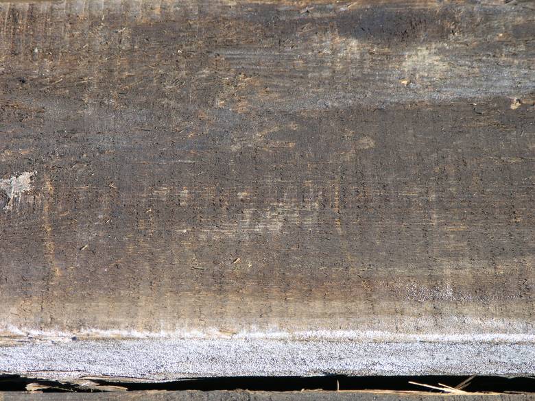 2x13 brown barnwood / Oil residue shown