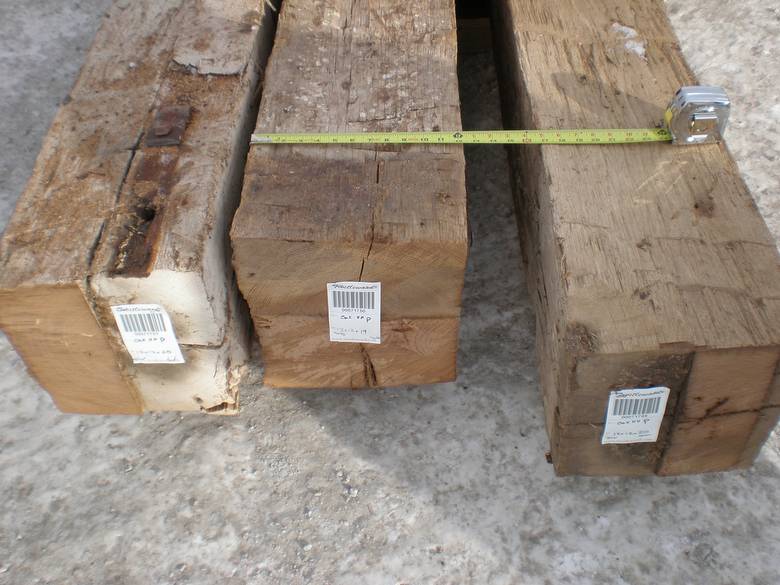 Premium Oak Hand-Hewn 12x12 Timbers