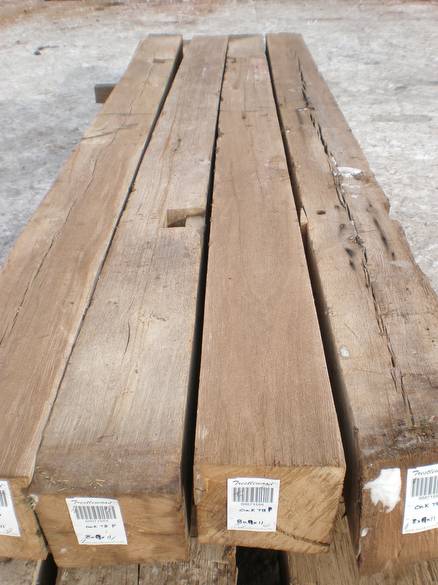 Premium Sawn 8x9 Timbers / Note few pockets, no rot, no wane--premium characteristics