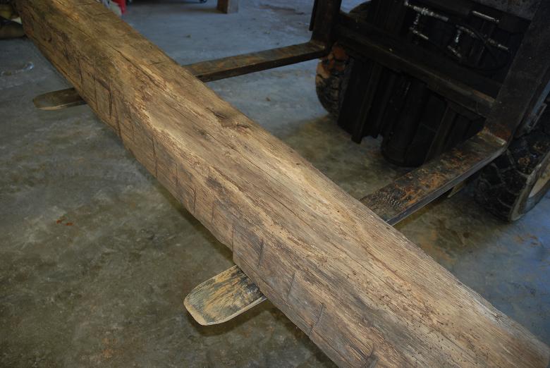 7x8x6'2" Oak Mantel