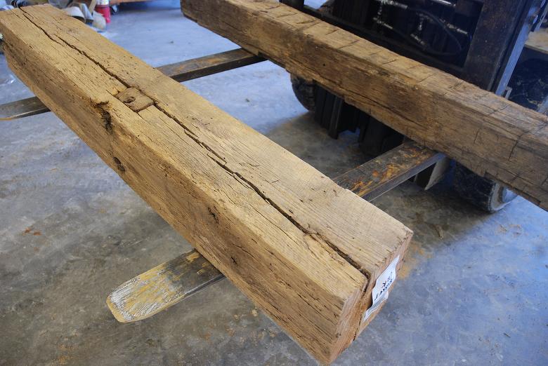 Oak Weathered Mantel (sawn)