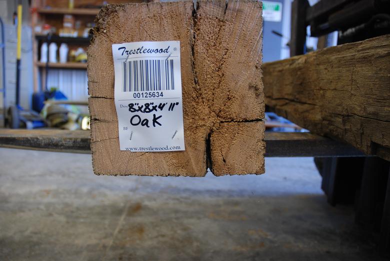 Oak Weathered Mantel (sawn)