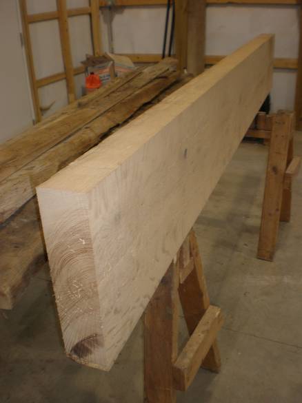 3x13 x 8' Oak Stair Tread / Note peg hole