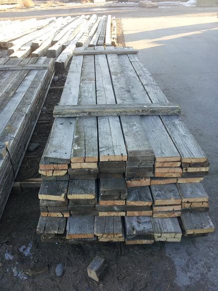 2 x 8 Gray Barnwood