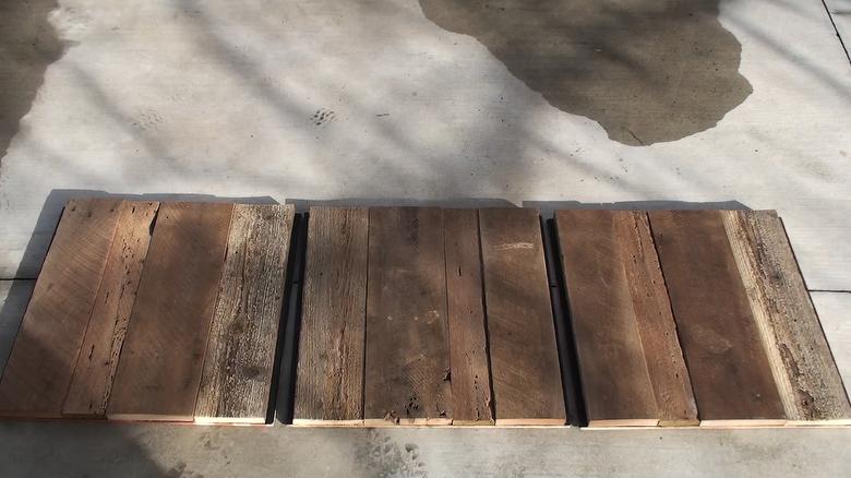 Brown Rough Barnwood (sanded - as is - brush sanded)