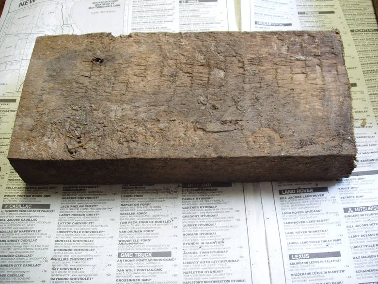 Sample of 2x6 elevator lumber / Weathered patina of the 2x6 elevator material