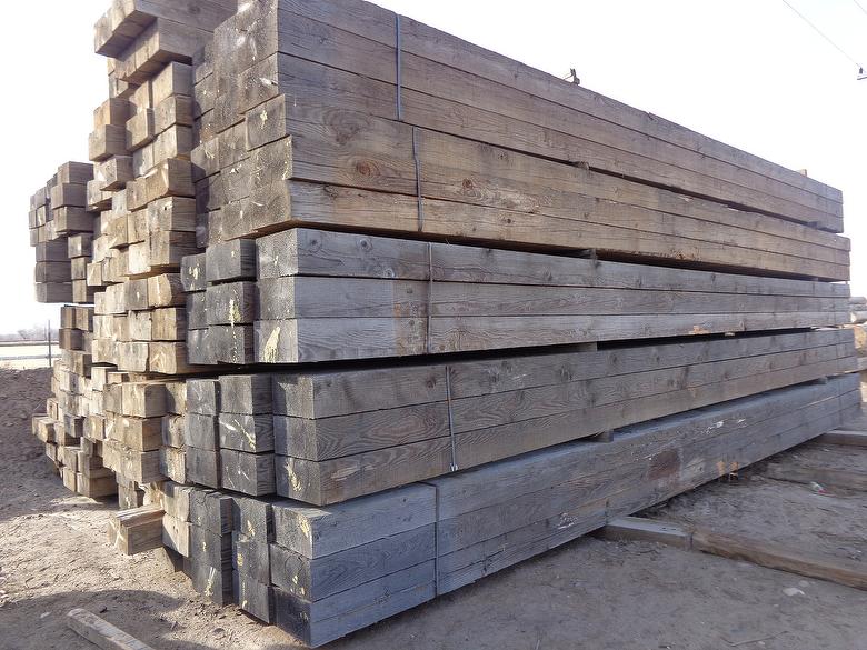 8x16 x 32' Reclaimed Douglas Fir Weathered Timbers