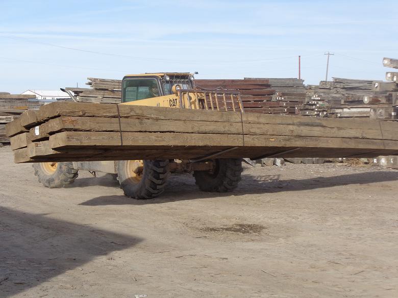 8x16 x 32' Reclaimed Douglas Fir Weathered Timbers