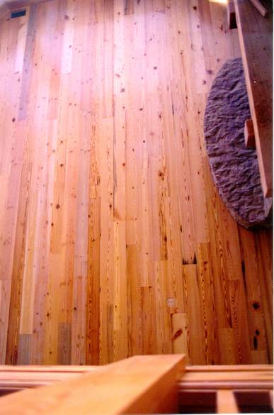 Heart Pine Floor from Balcony / Reclaimed Classic Heart Pine T&G