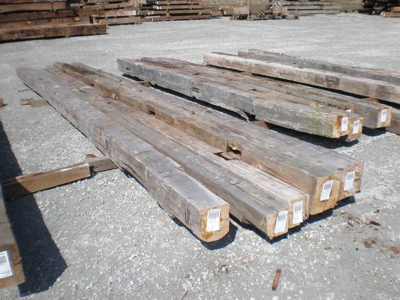 Hand Hewn Timbers