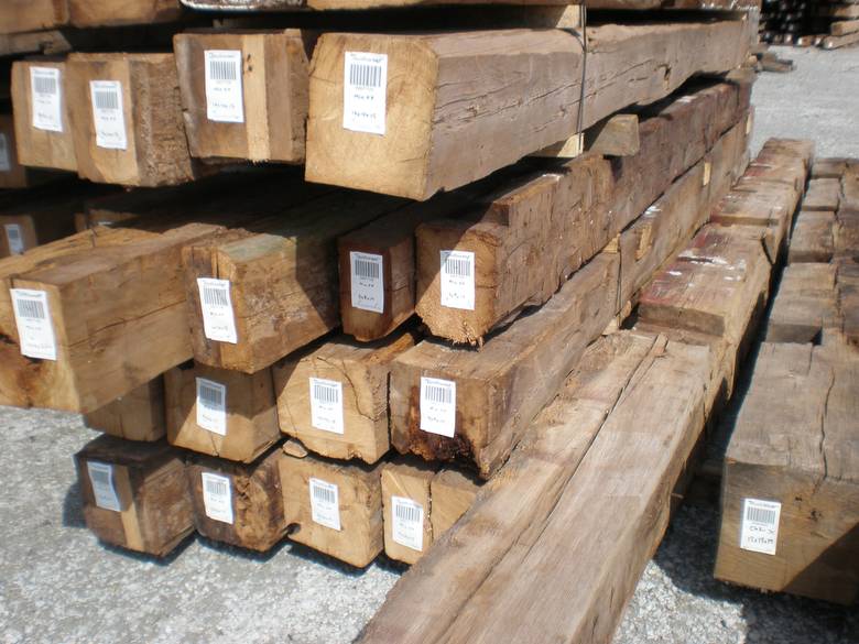 Hand Hewn Timbers