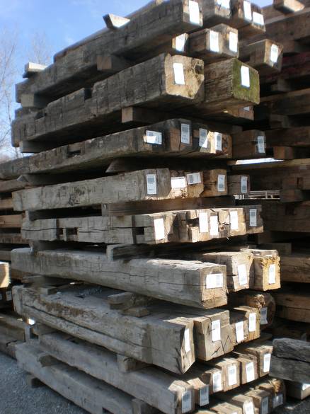 Hand Hewn Timbers