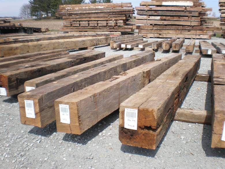 Oak Hand Hewn Timbers