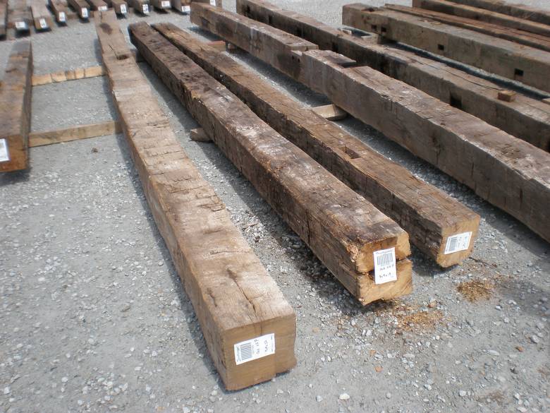 Oak Hand Hewn Timbers