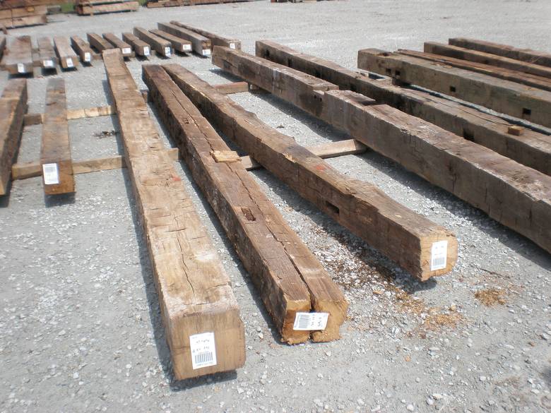 Oak Hand Hewn Timbers