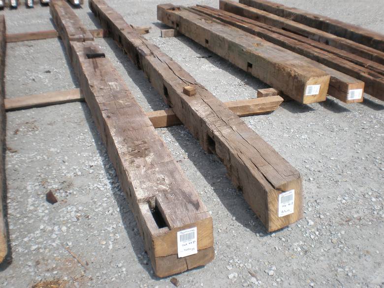 Oak Hand Hewn Timbers