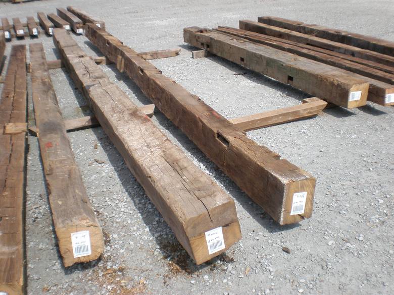 Oak Hand Hewn Timbers