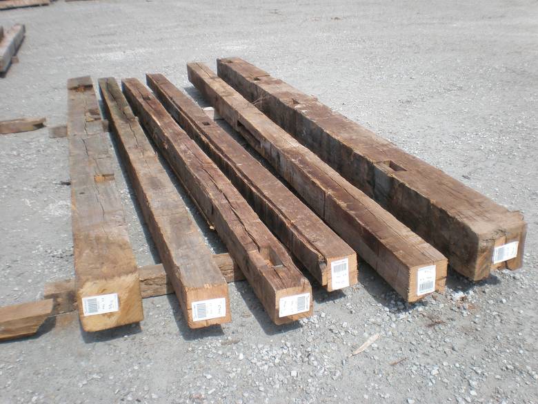 Oak Hand Hewn Timbers