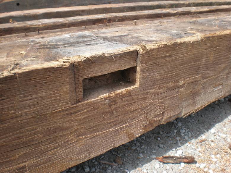 Oak Hand Hewn Timbers