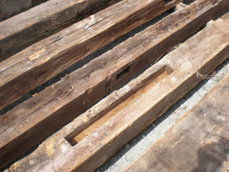 Oak Hand Hewn Timbers