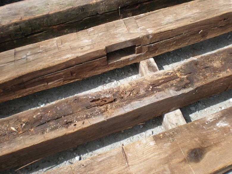 Oak Hand Hewn Timbers