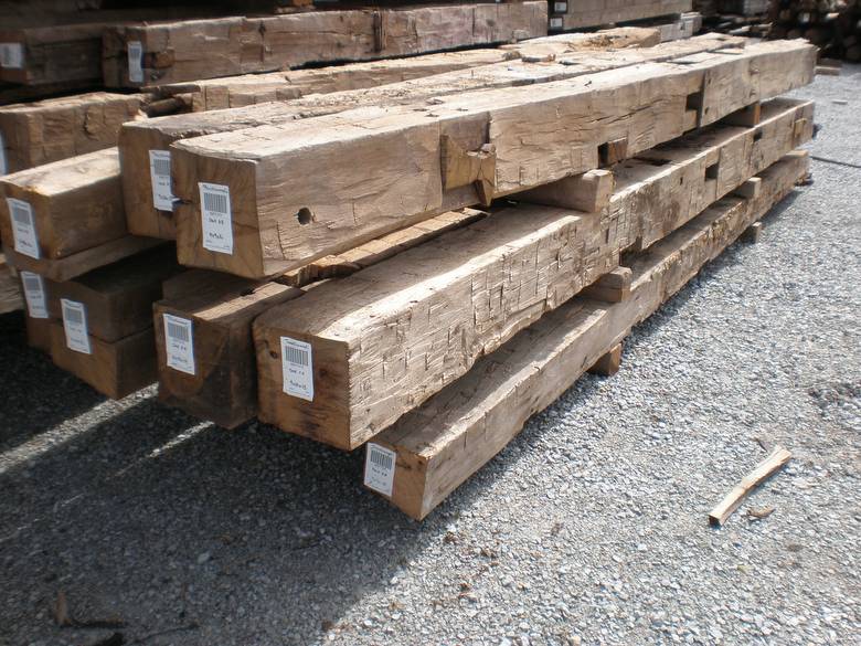 Oak Hand Hewn Timbers