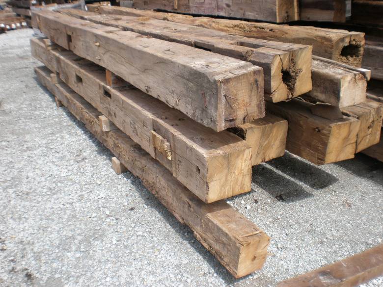 Oak Hand Hewn Timbers