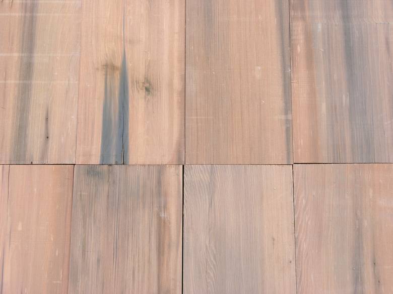 Redwood pickle wood siding