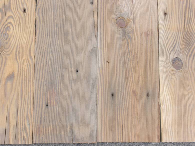 Douglas Fir weathered siding / wire-brushed finish, nail holes