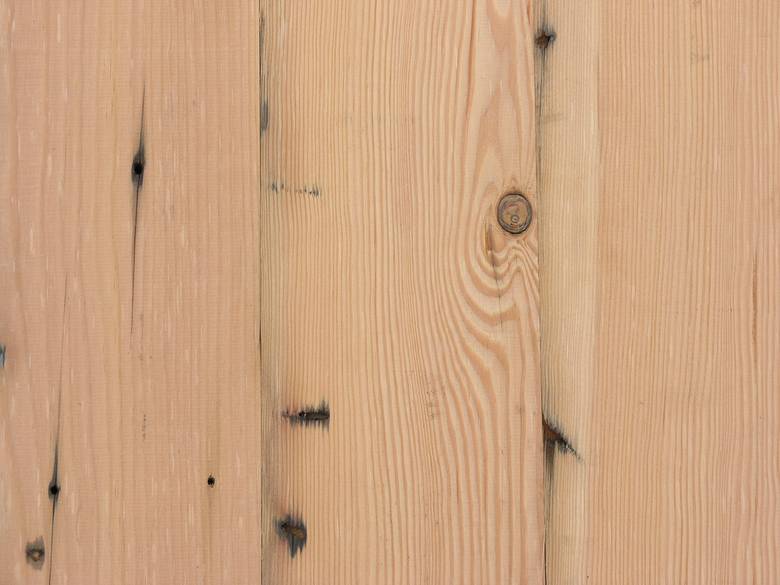 Douglas Fir smooth siding  / shiplap profile, nail holes