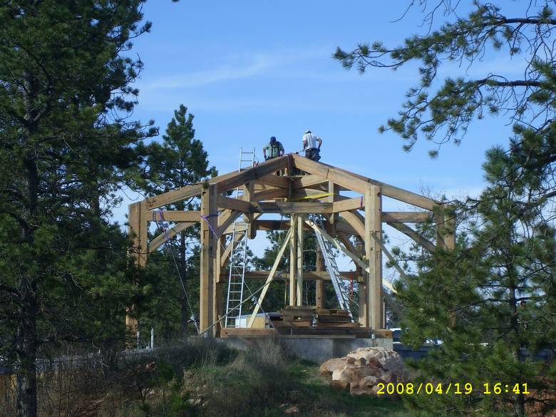 Trestlewood II Timbers / Great room near completion