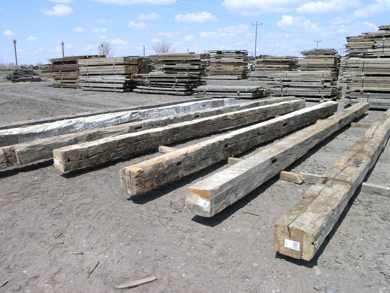 Hand Hewn Timbers