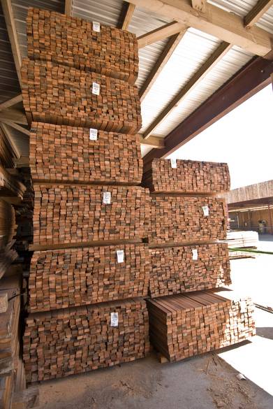 Redwood Lattice Pieces / Redwood for lattices and trellises