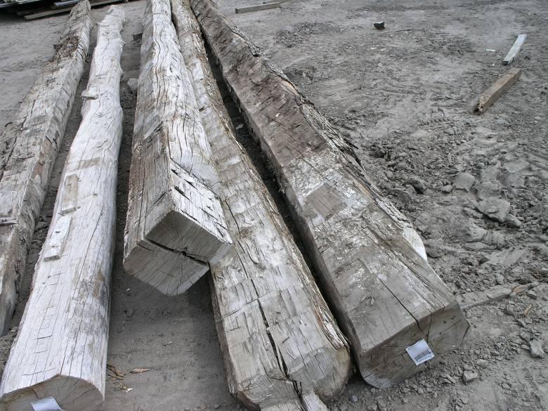 Hardwood Sleeper Logs