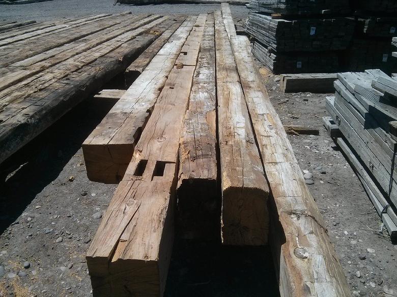 Hewn Timbers (some rectangular and long)