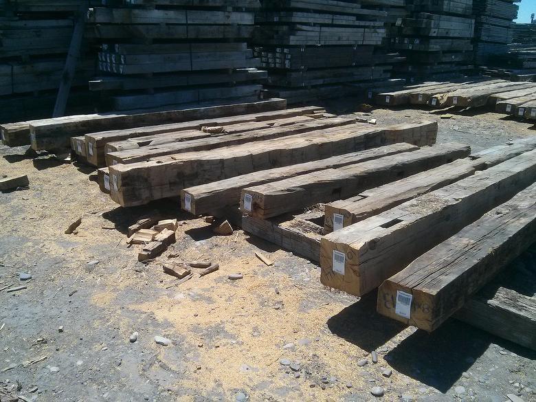 Hewn Timbers (some rectangular and long)