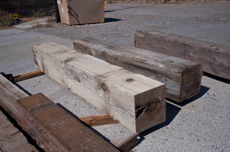 14x14 x 6-7' Pile Cap Timbers