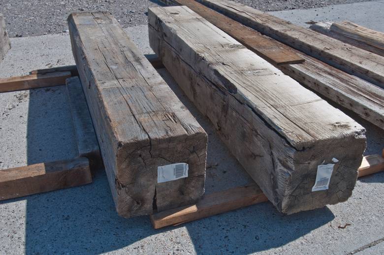 14x14 x 6-7' Pile Cap Timbers