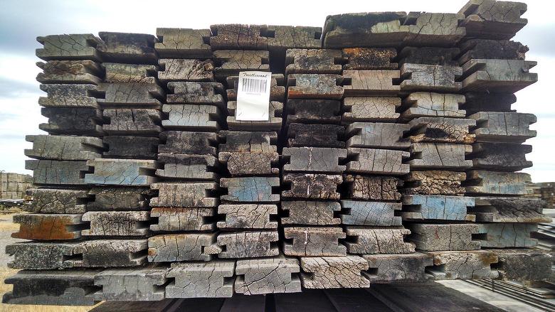 Weathered Greenheart Lumber