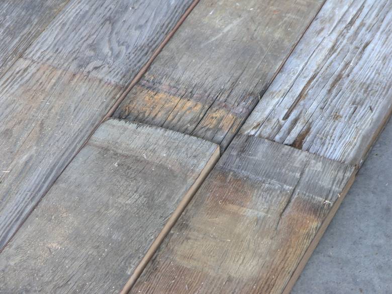Weathered face DF Picklewood Staves / Butt joint