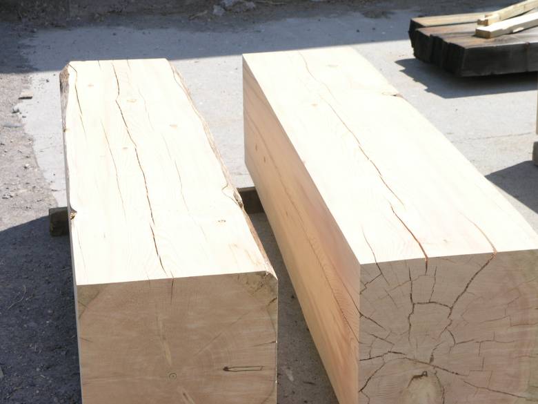 Hand planed Douglas Fir Timbers