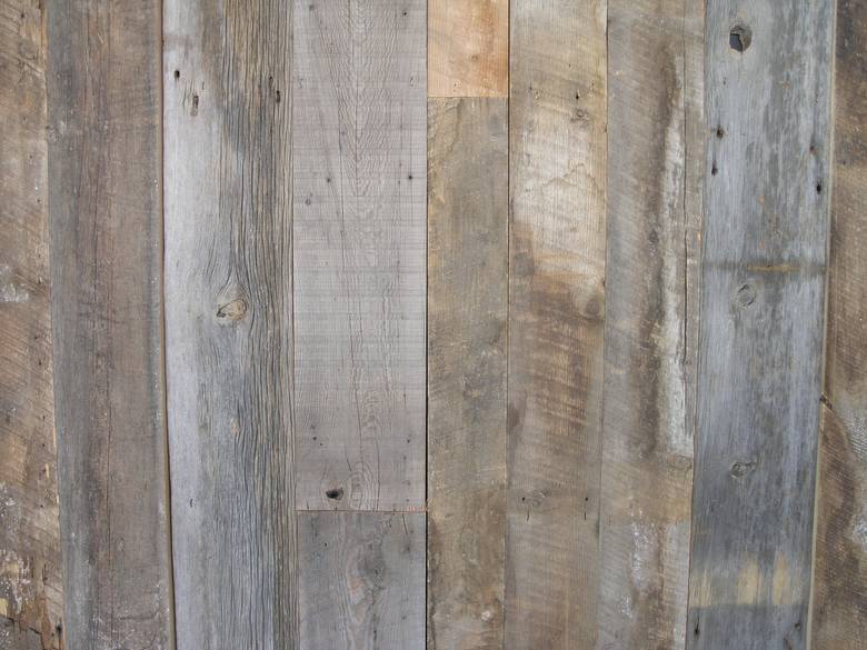 Barnwood Siding (Board-to-Board) / Mixed Brown and Gray Barnwood