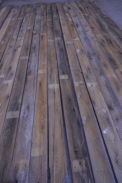 Spiegel Southern Yellow Pine Weathered Barnwood - Backside