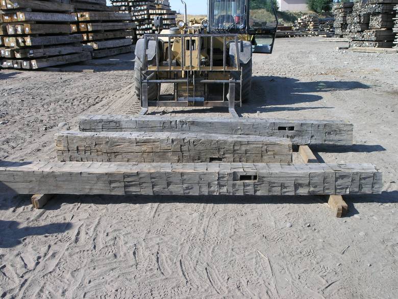 Hand Hewn Timbers / 9x9 x 11; 10x12 x 8; 10x12 x 11 timbers shown