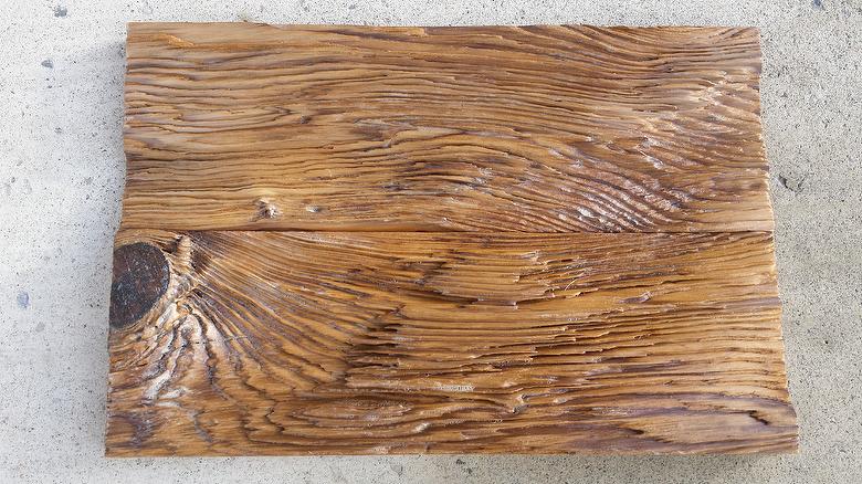 Mushroomwood - Brush Sanded and coated with Water bourne PolyUrithane Semi-gloss