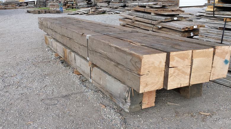 4 12 x 16 x 23' DF Weathered   (Also bottom pile shows the 8 x 12 x 17)