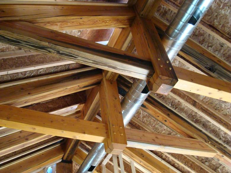 Trestlewood II Trusses / Timber framed trusses - great room