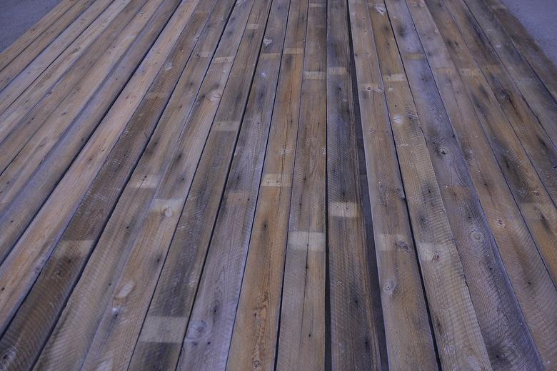 Spiegel Southern Yellow Pine Weathered Barnwood - Backside